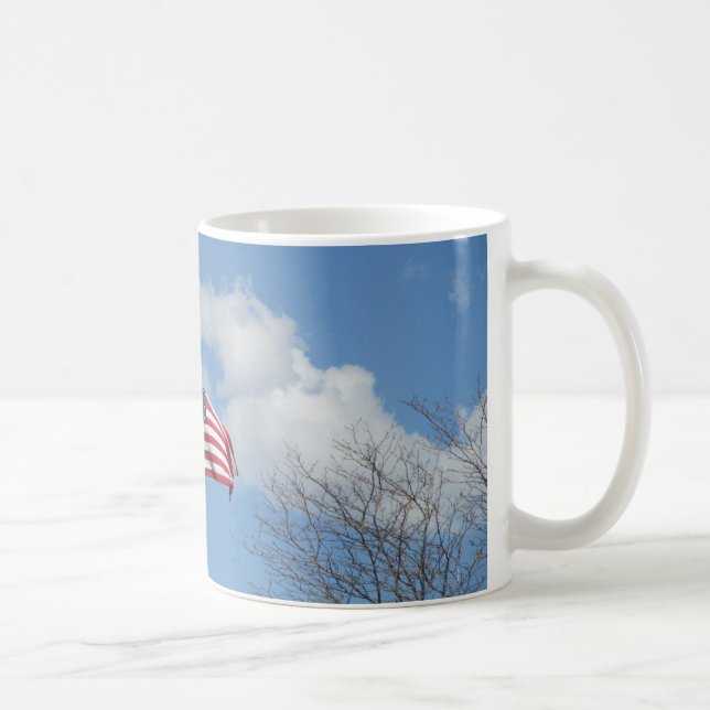 Amerikanische Flagge Kaffeetasse (Rechts)