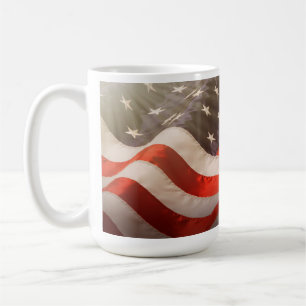 Amerikanische Flagge Kaffeetasse