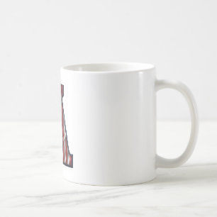Amerikanische Flagge. Kaffeetasse