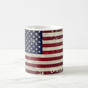 Amerikanische Flagge Kaffeetasse