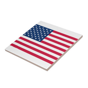 Amerikanische Flagge Keramikfliese Patriotisch