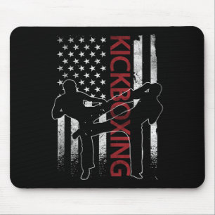 Amerikanische Flagge Kickboxen Bekleidung Us Flagg Mousepad