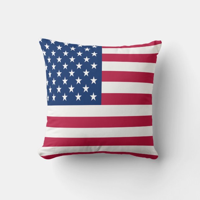 Amerikanische Flagge Kissen (Vorderseite)