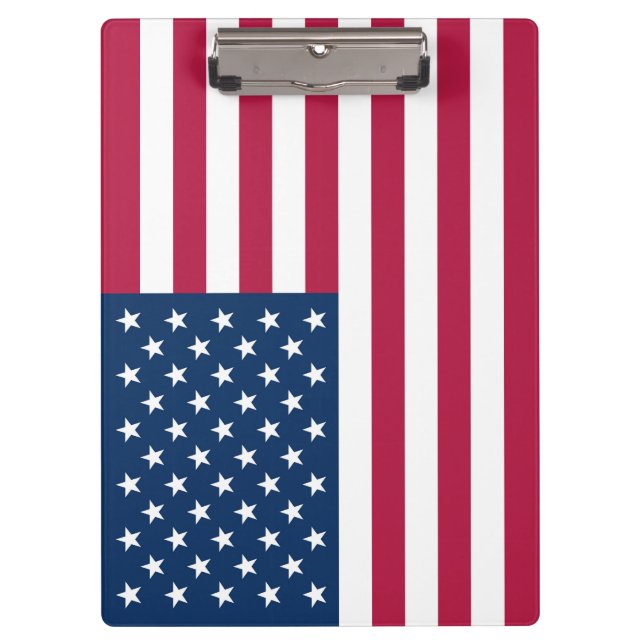Amerikanische Flagge Klemmbrett (Vorderseite)