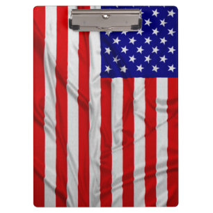Amerikanische Flagge Klemmbrett