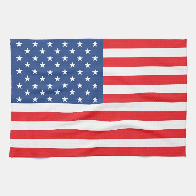 Amerikanische Flagge Küchentuch (Horizontal)