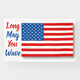Amerikanische Flagge lange, bis du Personalisiert Banner