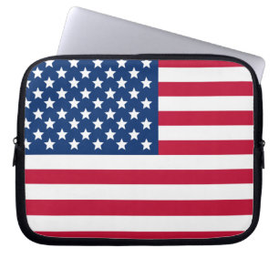 Amerikanische Flagge Laptopschutzhülle