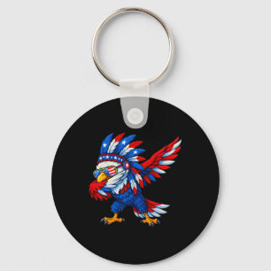 Amerikanische Flagge Ld Adler Usa Patriotisch 4. J Schlüsselanhänger
