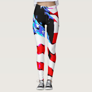 Amerikanische Flagge Leggings