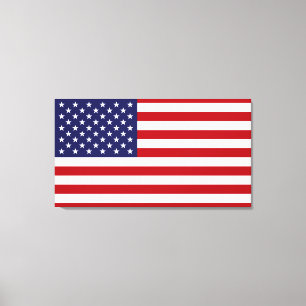 Amerikanische Flagge Leinwanddruck