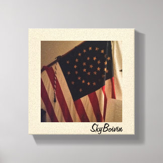 amerikanische Flagge Leinwanddruck