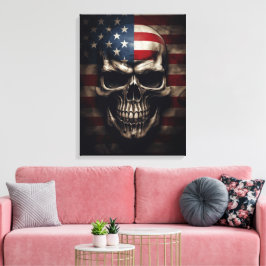 Amerikanische Flagge Leinwanddruck