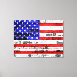 Amerikanische Flagge Leinwanddruck