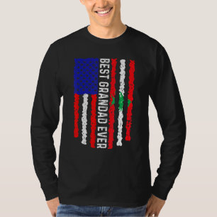 Amerikanische Flagge Libanon Flag Beste Großfahne T-Shirt