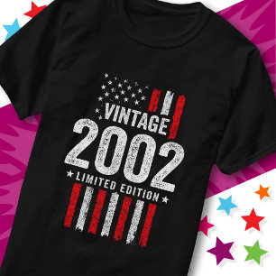 Amerikanische Flagge Limitierte Edition Sterne Vin T-Shirt