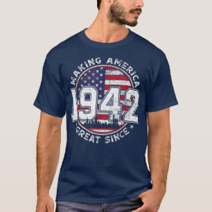 Amerikanische Flagge macht Amerika Geboren seit 19 T-Shirt