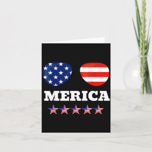 Amerikanische Flagge Männer Independence Day Desig Karte