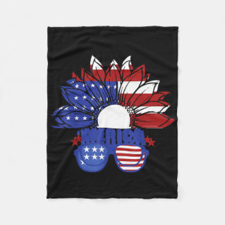Amerikanische Flagge Merica 4. Juli Unabhängigkeit Fleecedecke