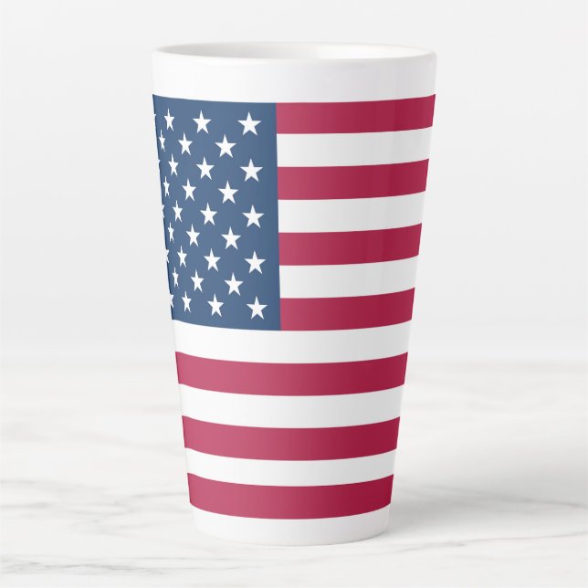 Amerikanische Flagge Milchtasse (Vorderseite)