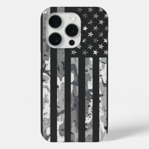 Amerikanische Flagge Militärisches Camouflage weiß Case-Mate iPhone Hülle