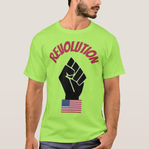 Amerikanische Flagge mit Best Seller-Revolution Or T-Shirt