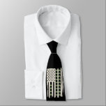 Amerikanische Flagge mit Kleeblättern für St Patri Krawatte<br><div class="desc">Amerikanische Flagge mit Kleeblättern zum St. Patricks Day</div>