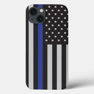 Amerikanische Flagge mit personalisierter Thin Blu title_seo2