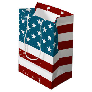 Amerikanische Flagge Mittlere Geschenktüte