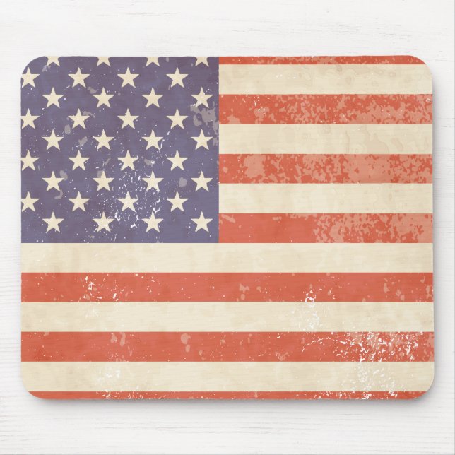 Amerikanische Flagge Mousepad (Vorne)