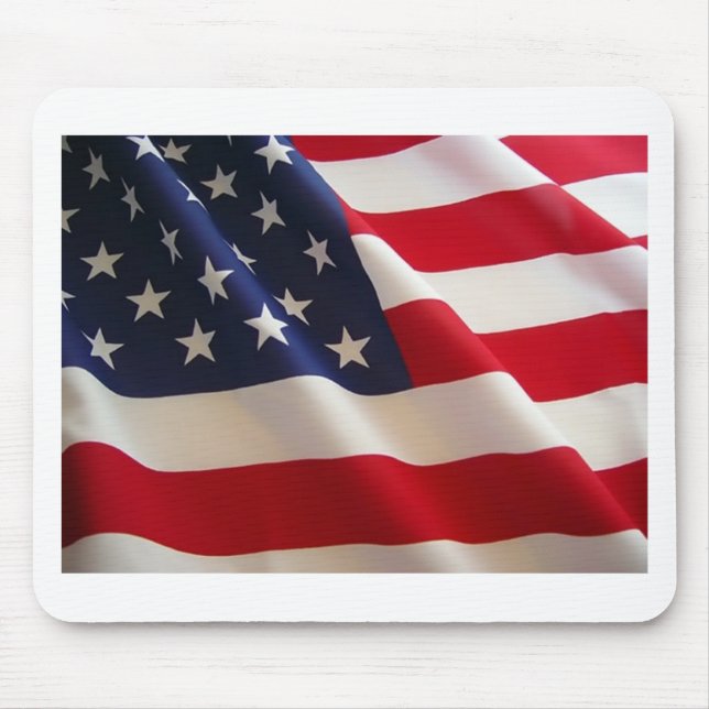 Amerikanische Flagge Mousepad (Vorne)