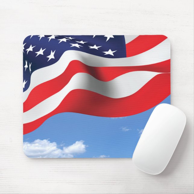 Amerikanische Flagge Mousepad (Mit Mouse)