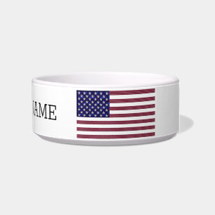 Amerikanische Flagge Napf