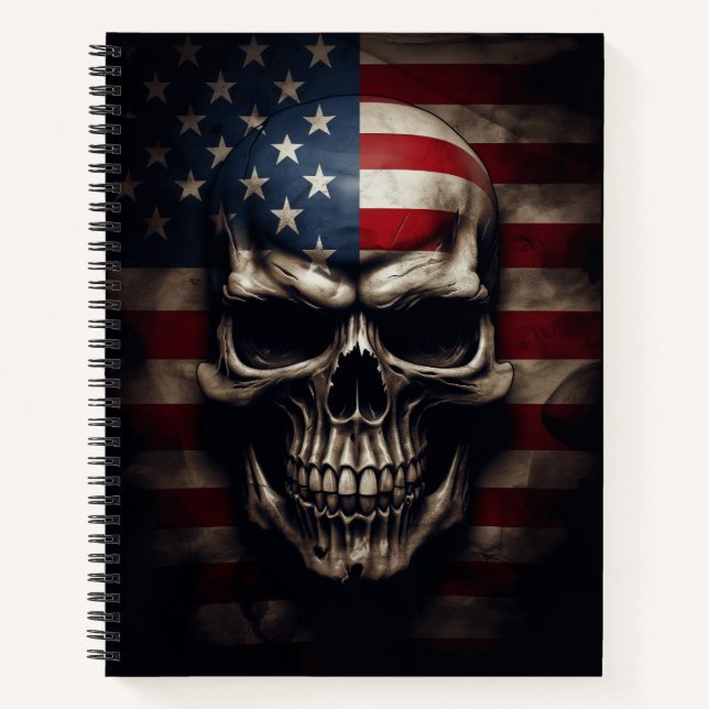 Amerikanische Flagge Notizbuch (Vorderseite)