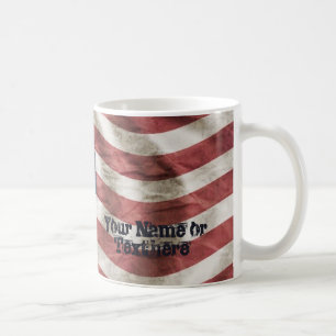 Amerikanische Flagge Old Glory Rot, Weiß und Blau Kaffeetasse