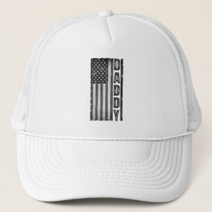 AMERIKANISCHE FLAGGE, PAPA, VATERTAG, PATRIOTISCHE TRUCKERKAPPE