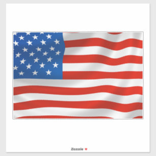 AMERIKANISCHE FLAGGE PATRIOTEN-AUFKLEBER AUFKLEBER