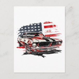 Amerikanische Flagge Patriotisch Begleitkarte