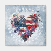 Amerikanische Flagge patriotische 4. Juli Unabhäng