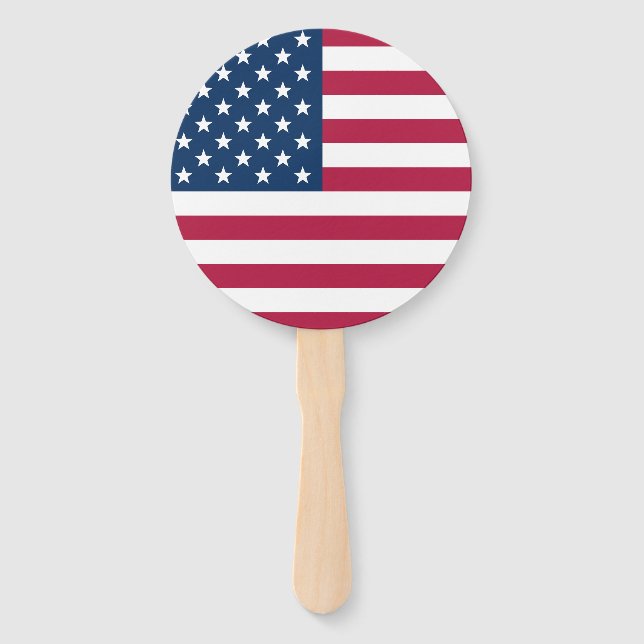 Amerikanische Flagge Personalisiert Fächer (Vorderseite)