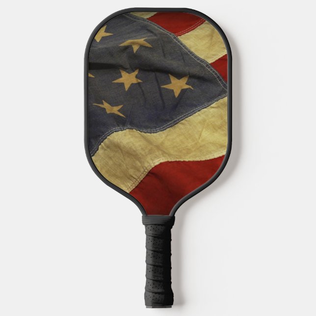 Amerikanische Flagge Pickleball Schläger (Vorderseite)