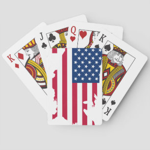 Amerikanische Flagge Poker Karten Spielkarten
