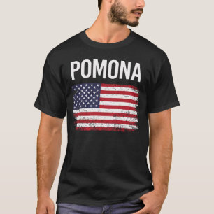 Amerikanische Flagge Pomona T-Shirt