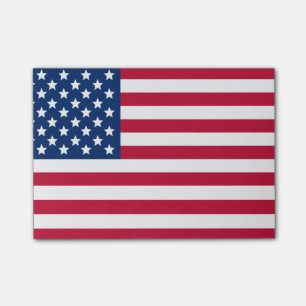 Amerikanische Flagge Post-it Klebezettel