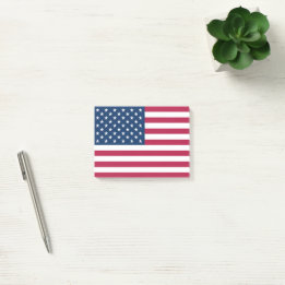 Amerikanische Flagge Post-it Klebezettel
