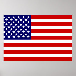 Amerikanische Flagge Poster