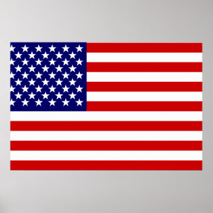 Amerikanische Flagge Poster