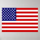 Amerikanische Flagge Poster (Vorne)
