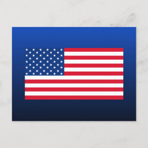 Amerikanische Flagge Postkarte