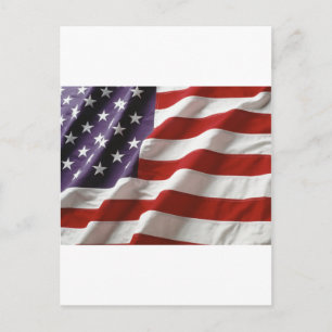 Amerikanische Flagge Postkarte